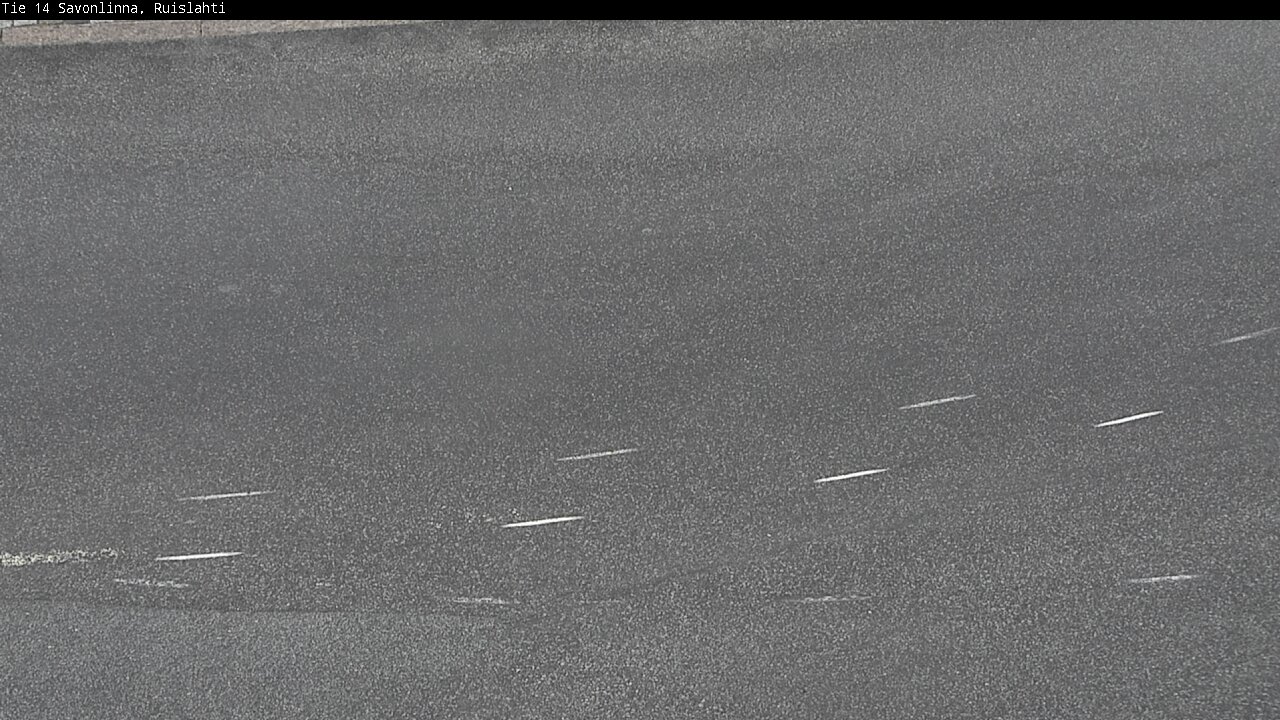 Weather Camera Image Väg 14 Nyslott, Ruislahti, Savonlinna, Etelä-Savo