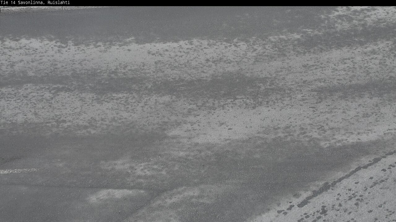 Weather Camera Image Väg 14 Nyslott, Ruislahti, Savonlinna, Etelä-Savo