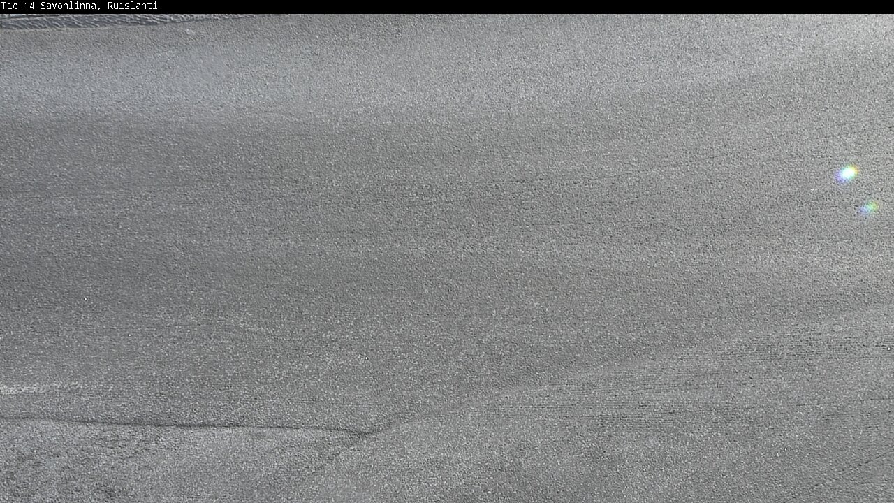 Weather Camera Image Väg 14 Nyslott, Ruislahti, Savonlinna, Etelä-Savo