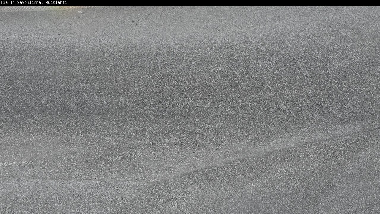 Weather Camera Image Väg 14 Nyslott, Ruislahti, Savonlinna, Etelä-Savo