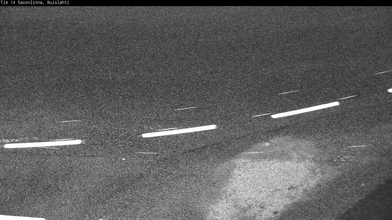 Weather Camera Image Väg 14 Nyslott, Ruislahti, Savonlinna, Etelä-Savo