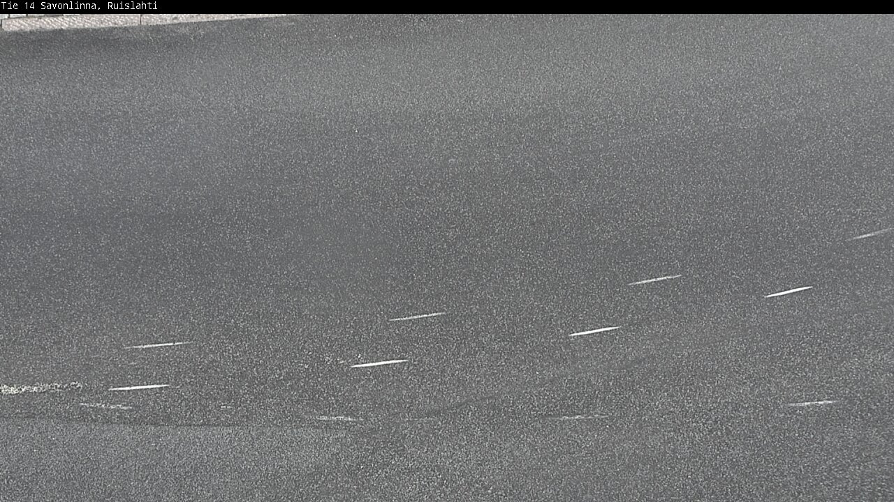 Weather Camera Image Väg 14 Nyslott, Ruislahti, Savonlinna, Etelä-Savo