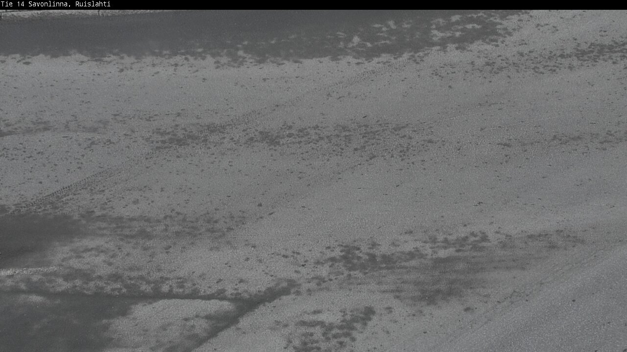 Weather Camera Image Väg 14 Nyslott, Ruislahti, Savonlinna, Etelä-Savo
