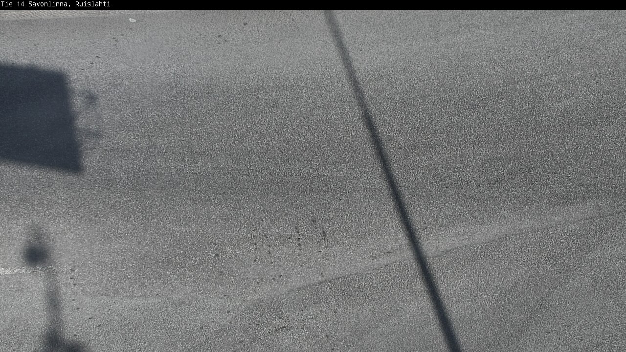 Weather Camera Image Väg 14 Nyslott, Ruislahti, Savonlinna, Etelä-Savo