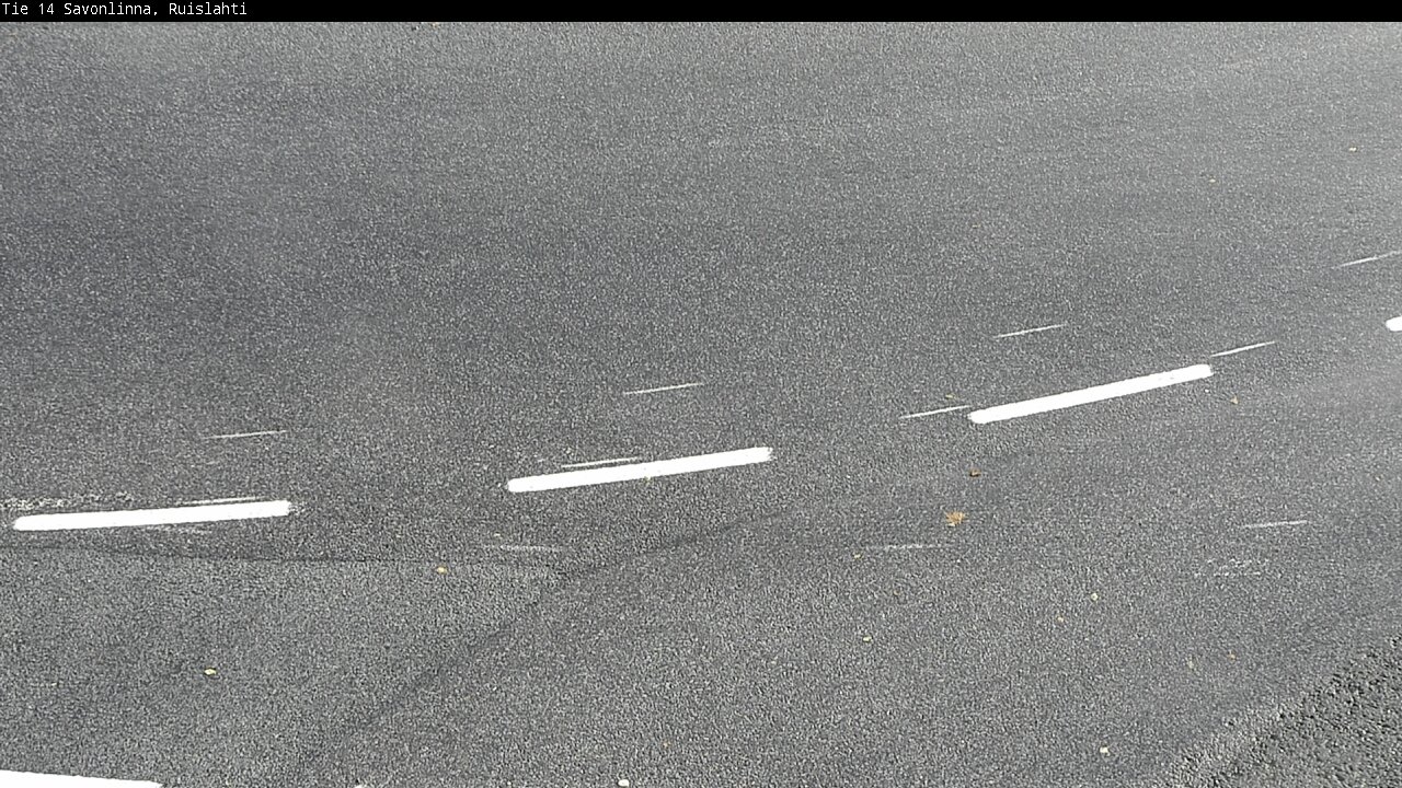 Weather Camera Image Väg 14 Nyslott, Ruislahti, Savonlinna, Etelä-Savo