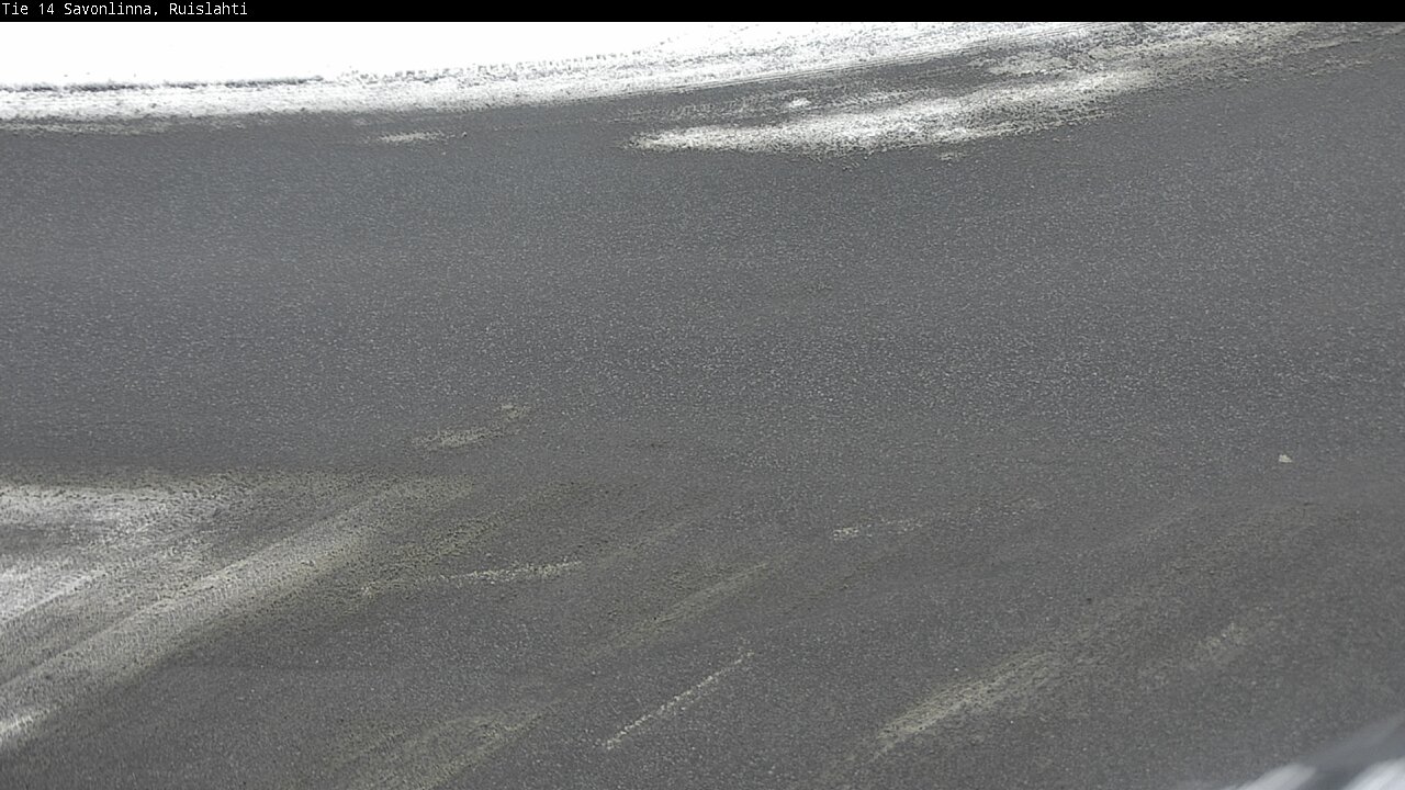 Weather Camera Image Väg 14 Nyslott, Ruislahti, Savonlinna, Etelä-Savo