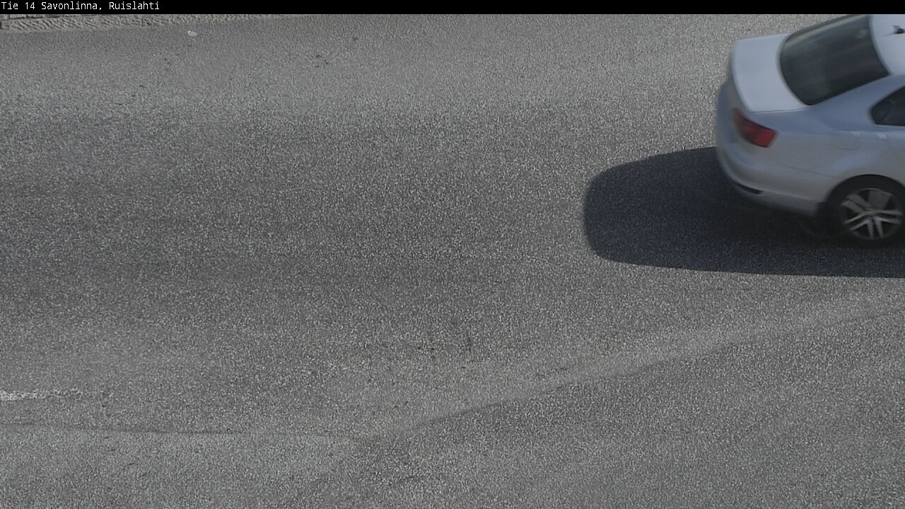 Weather Camera Image Väg 14 Nyslott, Ruislahti, Savonlinna, Etelä-Savo