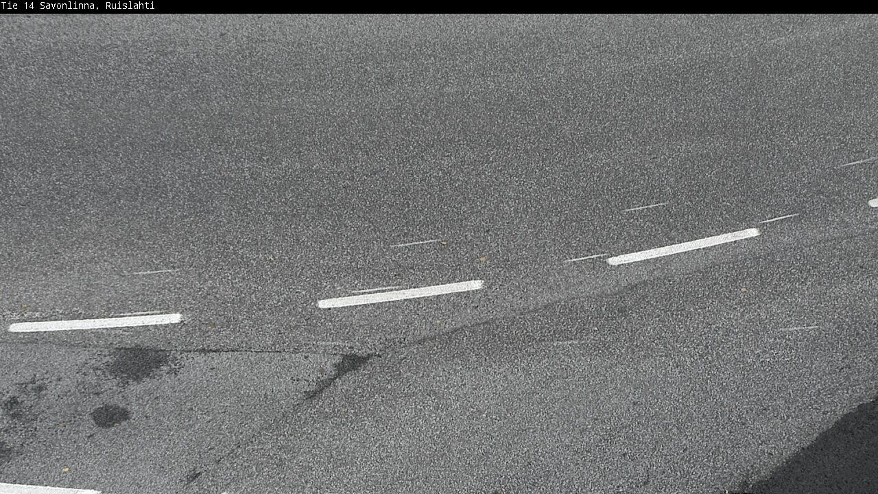 Weather Camera Image Väg 14 Nyslott, Ruislahti, Savonlinna, Etelä-Savo