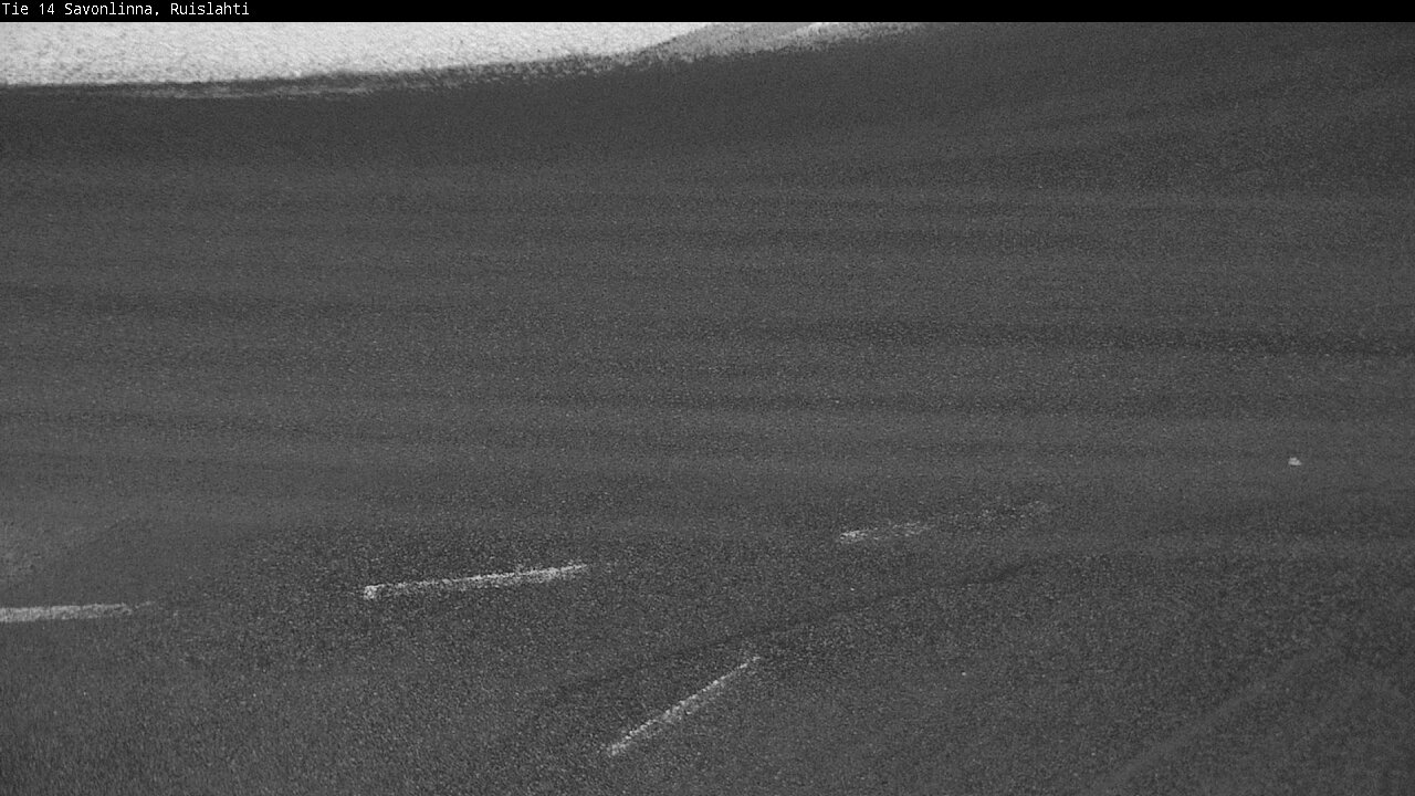 Weather Camera Image Väg 14 Nyslott, Ruislahti, Savonlinna, Etelä-Savo