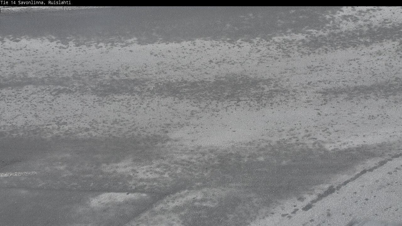 Weather Camera Image Väg 14 Nyslott, Ruislahti, Savonlinna, Etelä-Savo