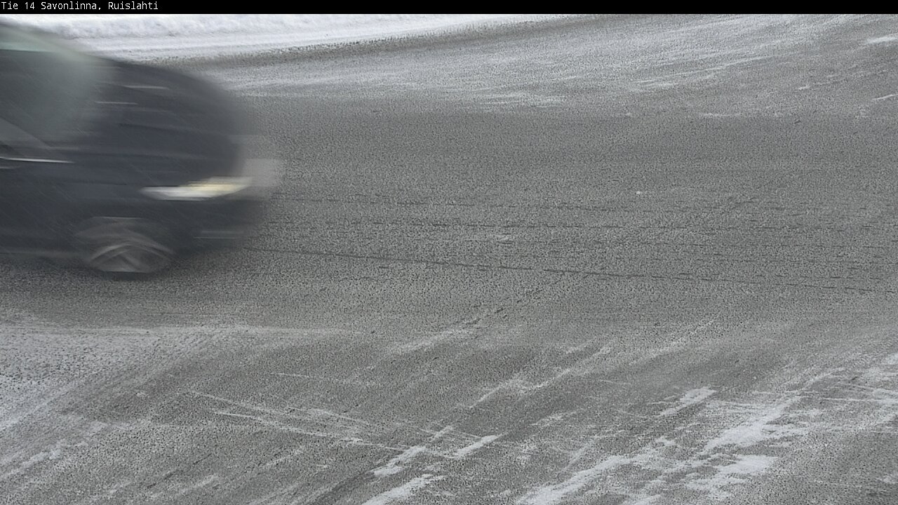 Weather Camera Image Väg 14 Nyslott, Ruislahti, Savonlinna, Etelä-Savo