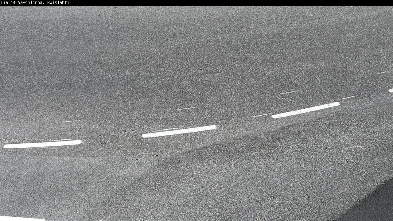 Weather Camera Image Road 14 Savonlinna, Ruislahti, Savonlinna, Etelä-Savo