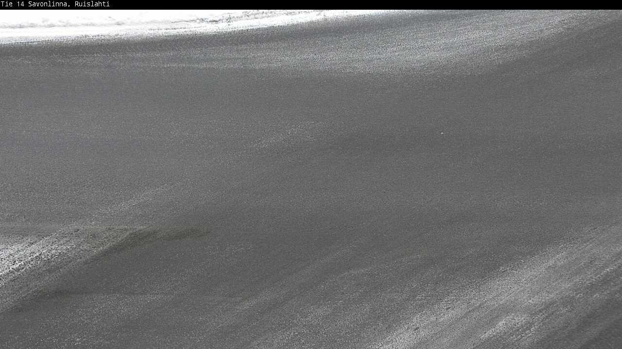 Weather Camera Image Road 14 Savonlinna, Ruislahti, Savonlinna, Etelä-Savo