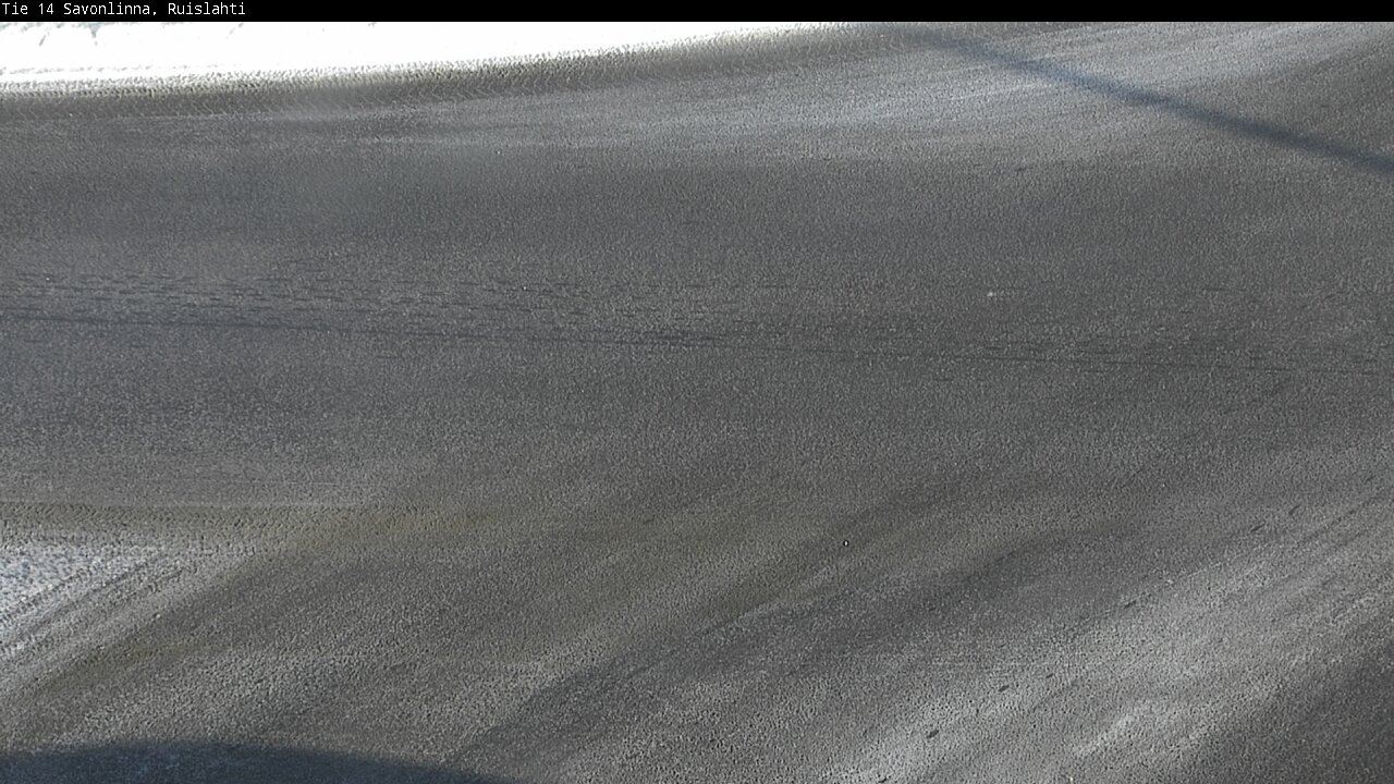 Weather Camera Image Road 14 Savonlinna, Ruislahti, Savonlinna, Etelä-Savo