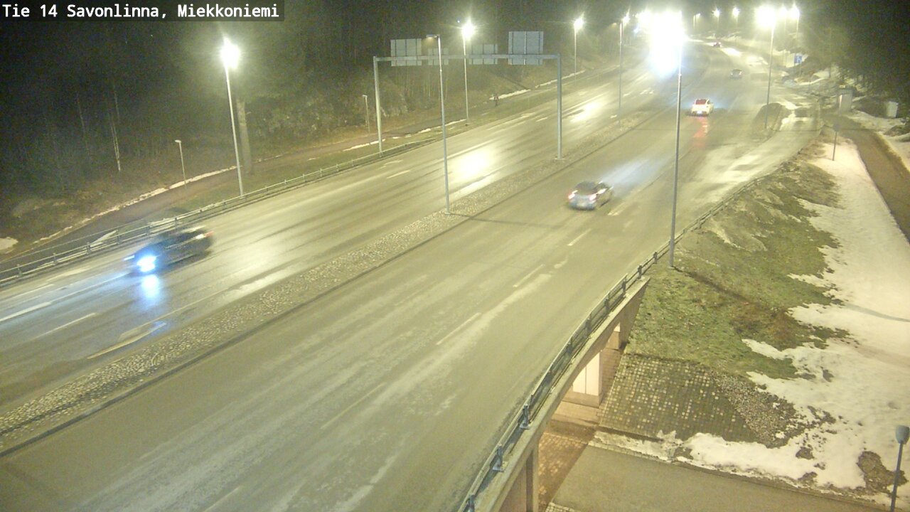 Weather Camera Image Road 14 Savonlinna, Miekkoniemi, Savonlinna, Etelä-Savo