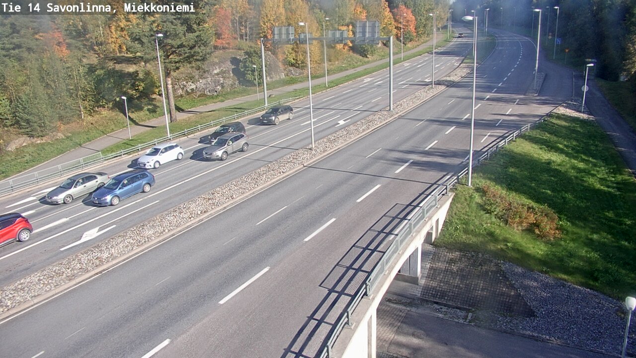 Weather Camera Image Road 14 Savonlinna, Miekkoniemi, Savonlinna, Etelä-Savo