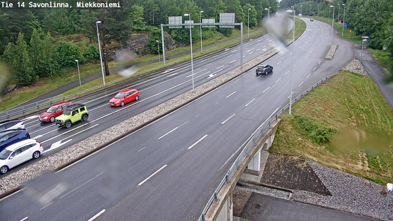 Weather Camera Image Road 14 Savonlinna, Miekkoniemi, Savonlinna, Etelä-Savo