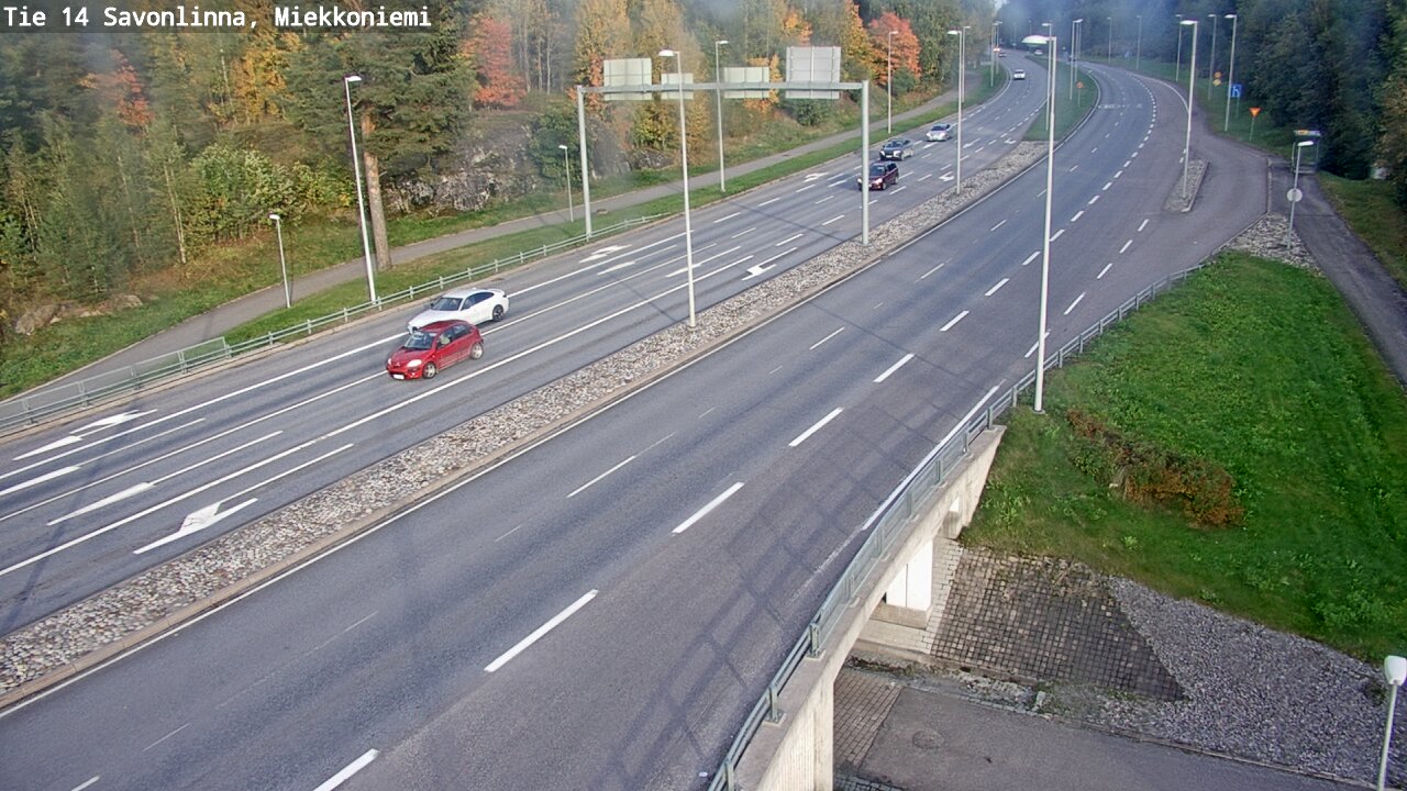 Weather Camera Image Road 14 Savonlinna, Miekkoniemi, Savonlinna, Etelä-Savo