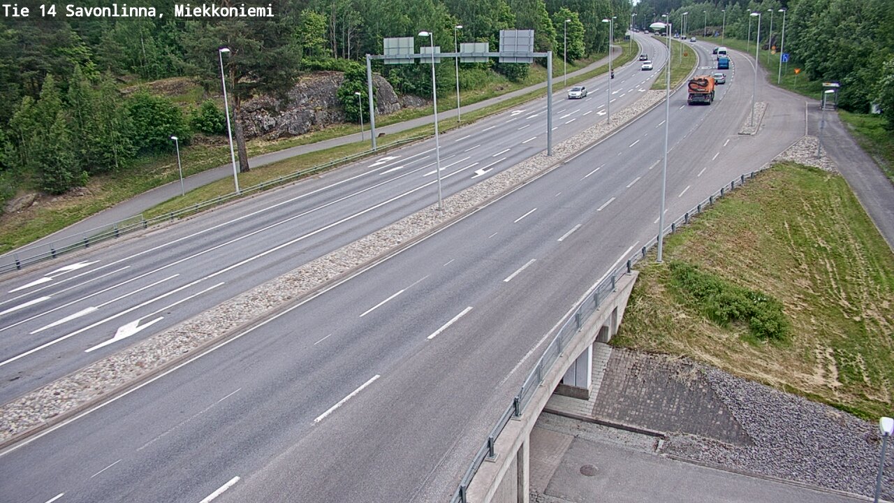 Kelikamerat Kuva Tie 14 Savonlinna, Miekkoniemi, Savonlinna, Etelä-Savo
