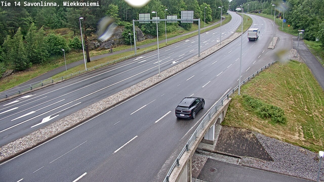 Weather Camera Image Road 14 Savonlinna, Miekkoniemi, Savonlinna, Etelä-Savo