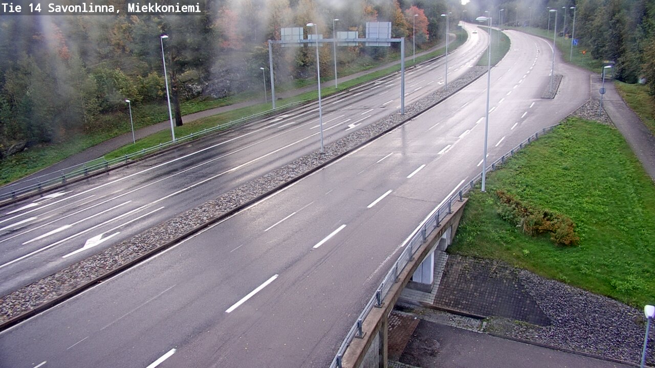 Weather Camera Image Road 14 Savonlinna, Miekkoniemi, Savonlinna, Etelä-Savo
