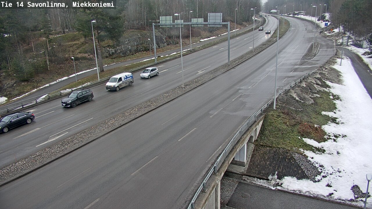 Weather Camera Image Road 14 Savonlinna, Miekkoniemi, Savonlinna, Etelä-Savo