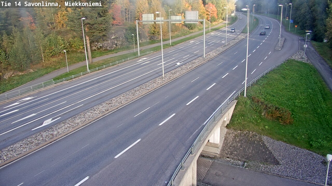 Weather Camera Image Road 14 Savonlinna, Miekkoniemi, Savonlinna, Etelä-Savo