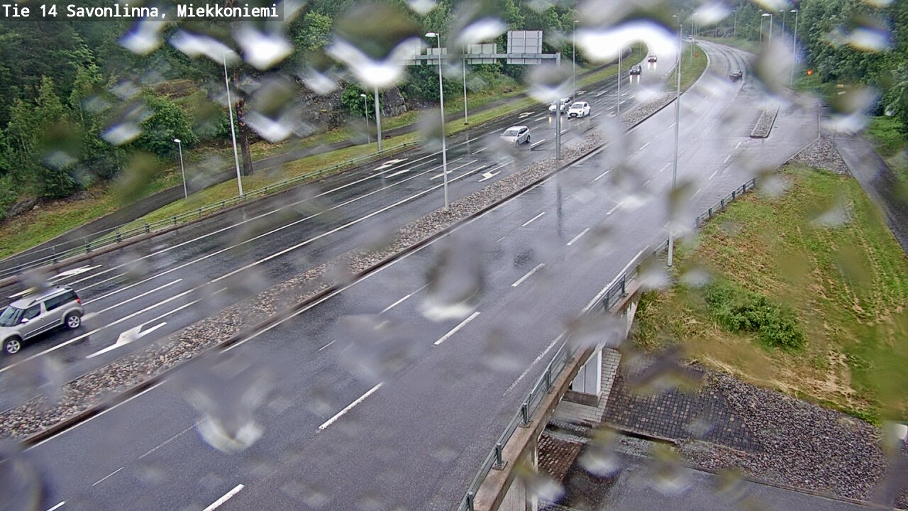 Weather Camera Image Road 14 Savonlinna, Miekkoniemi, Savonlinna, Etelä-Savo