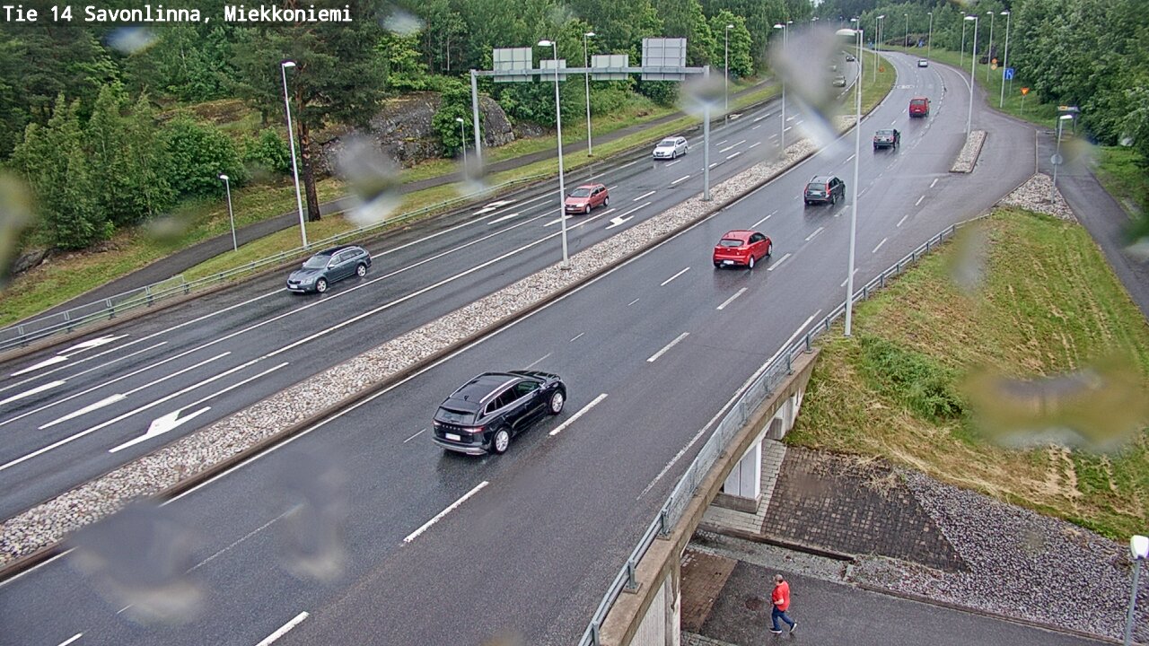 Weather Camera Image Road 14 Savonlinna, Miekkoniemi, Savonlinna, Etelä-Savo