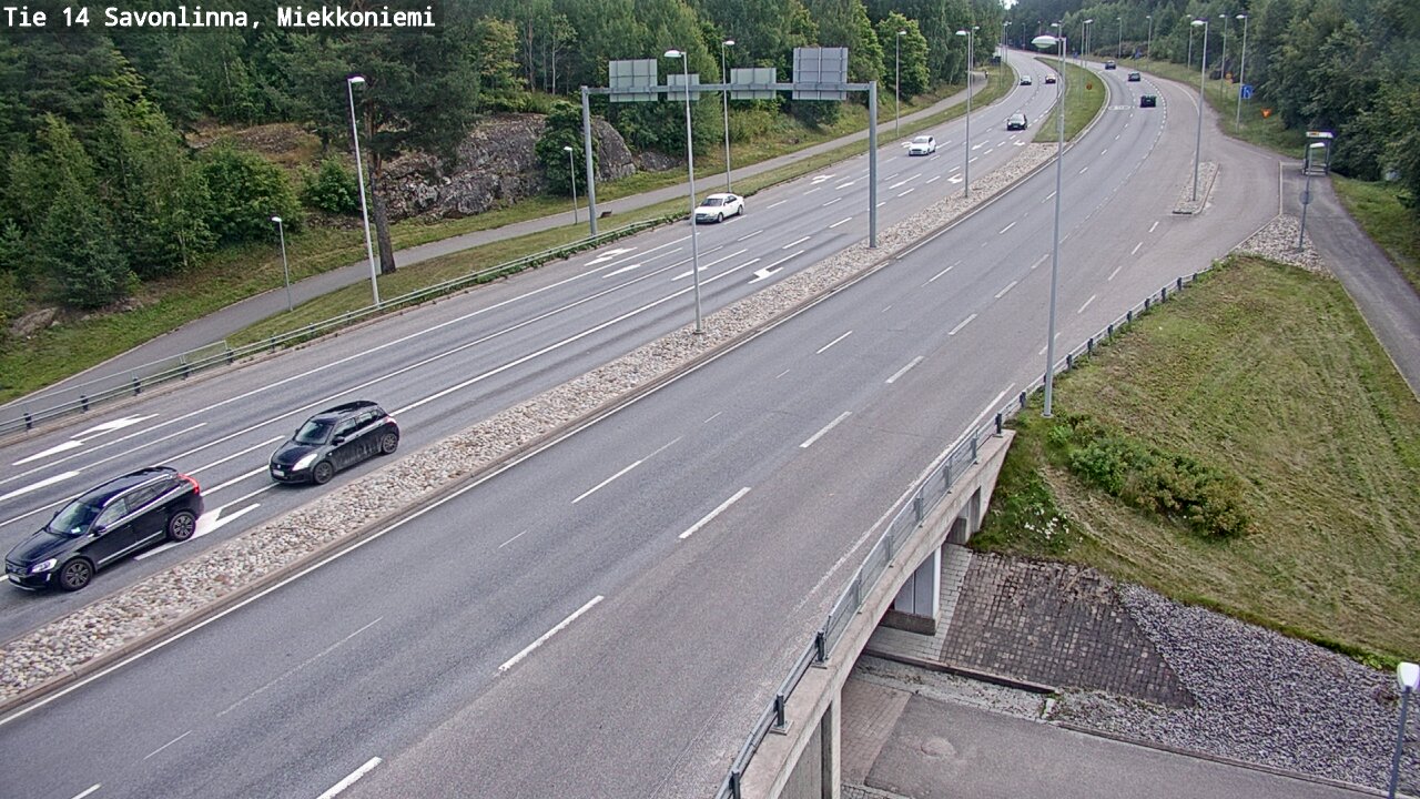 Weather Camera Image Road 14 Savonlinna, Miekkoniemi, Savonlinna, Etelä-Savo