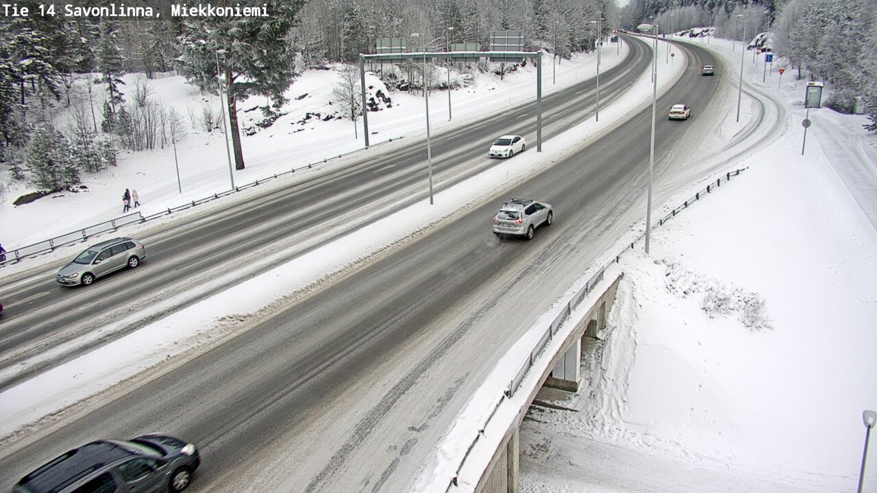 Weather Camera Image Road 14 Savonlinna, Miekkoniemi, Savonlinna, Etelä-Savo
