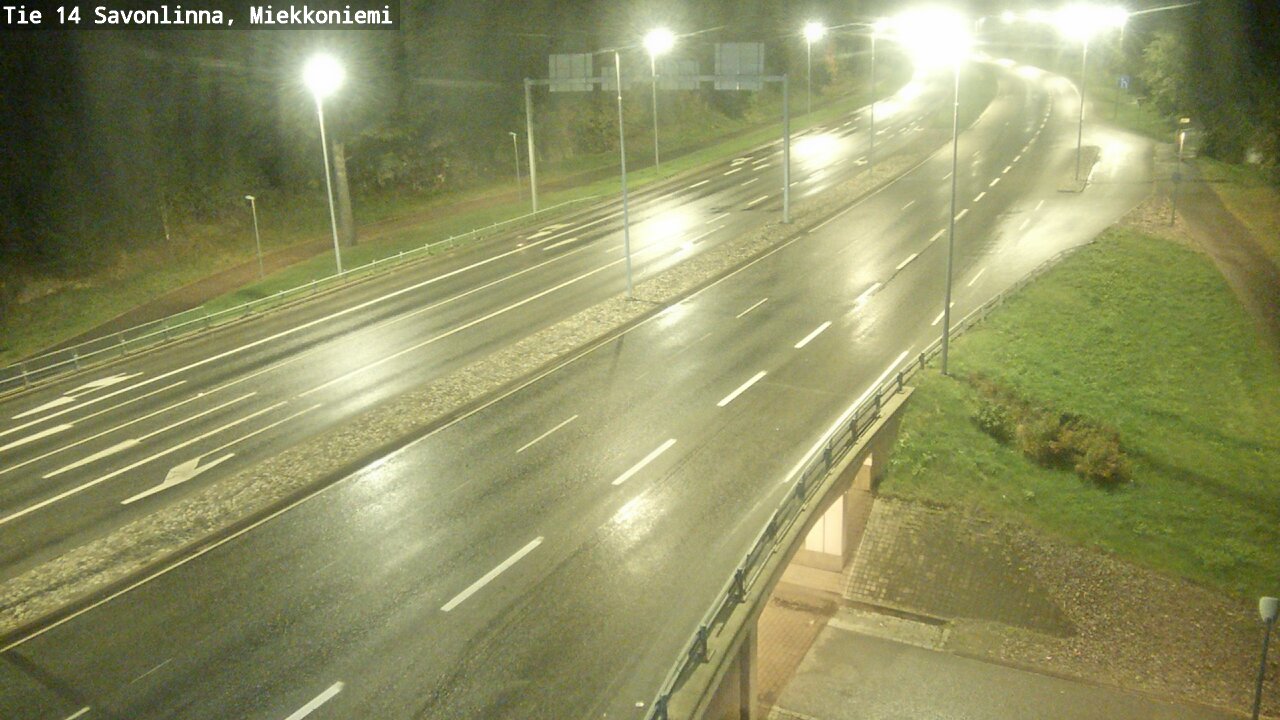 Weather Camera Image Road 14 Savonlinna, Miekkoniemi, Savonlinna, Etelä-Savo