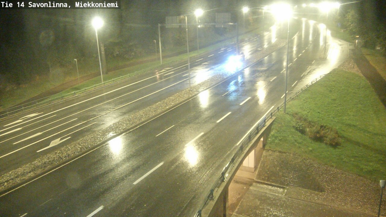 Weather Camera Image Road 14 Savonlinna, Miekkoniemi, Savonlinna, Etelä-Savo