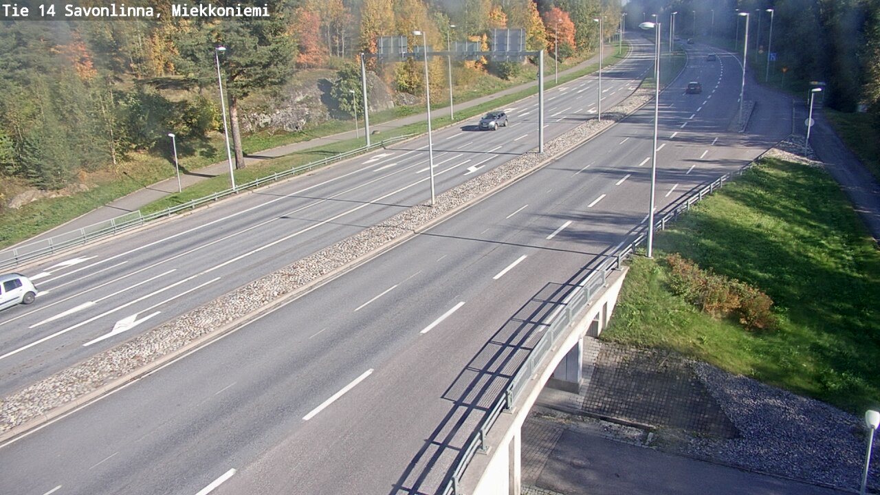 Weather Camera Image Road 14 Savonlinna, Miekkoniemi, Savonlinna, Etelä-Savo