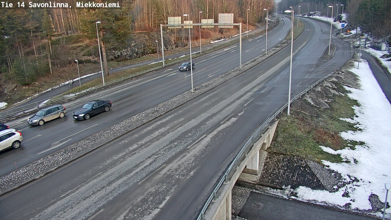 Weather Camera Image Road 14 Savonlinna, Miekkoniemi, Savonlinna, Etelä-Savo