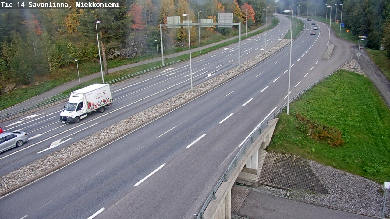 Weather Camera Image Road 14 Savonlinna, Miekkoniemi, Savonlinna, Etelä-Savo