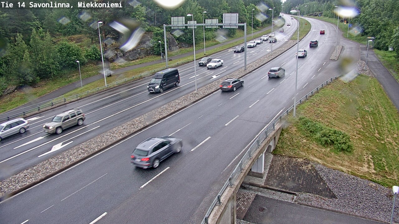 Weather Camera Image Road 14 Savonlinna, Miekkoniemi, Savonlinna, Etelä-Savo
