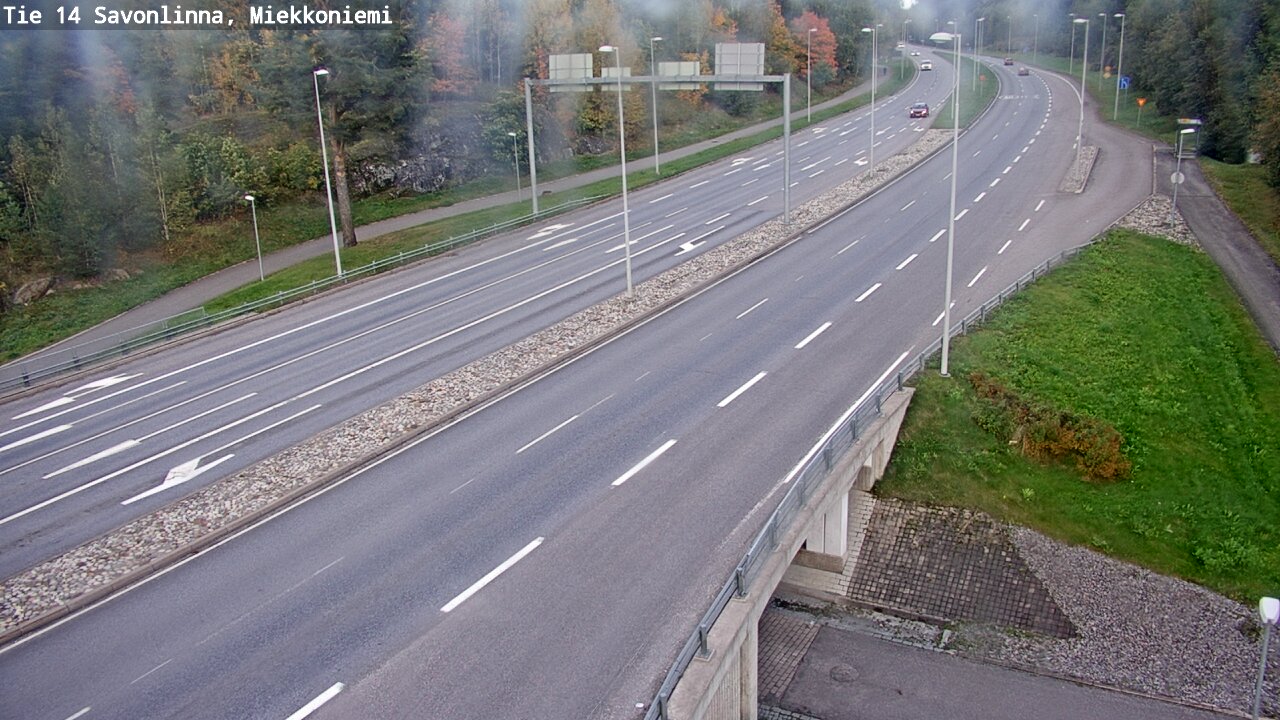 Weather Camera Image Road 14 Savonlinna, Miekkoniemi, Savonlinna, Etelä-Savo
