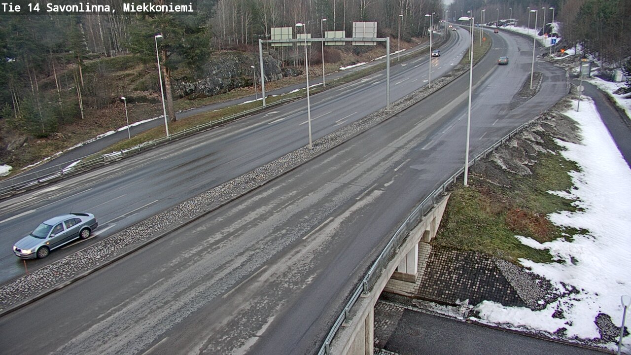 Weather Camera Image Road 14 Savonlinna, Miekkoniemi, Savonlinna, Etelä-Savo