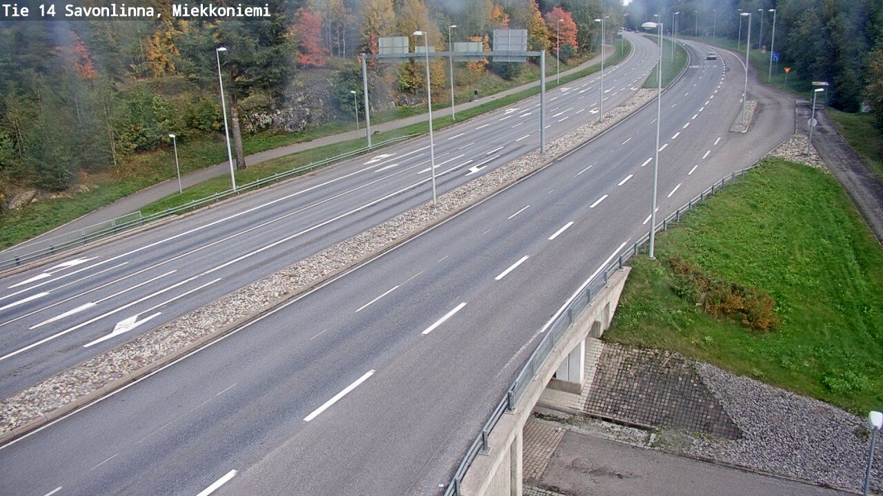 Weather Camera Image Road 14 Savonlinna, Miekkoniemi, Savonlinna, Etelä-Savo