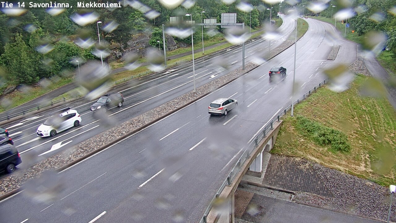 Weather Camera Image Road 14 Savonlinna, Miekkoniemi, Savonlinna, Etelä-Savo