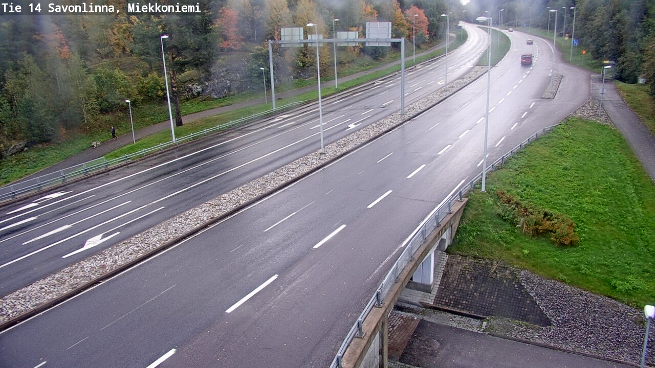 Weather Camera Image Road 14 Savonlinna, Miekkoniemi, Savonlinna, Etelä-Savo
