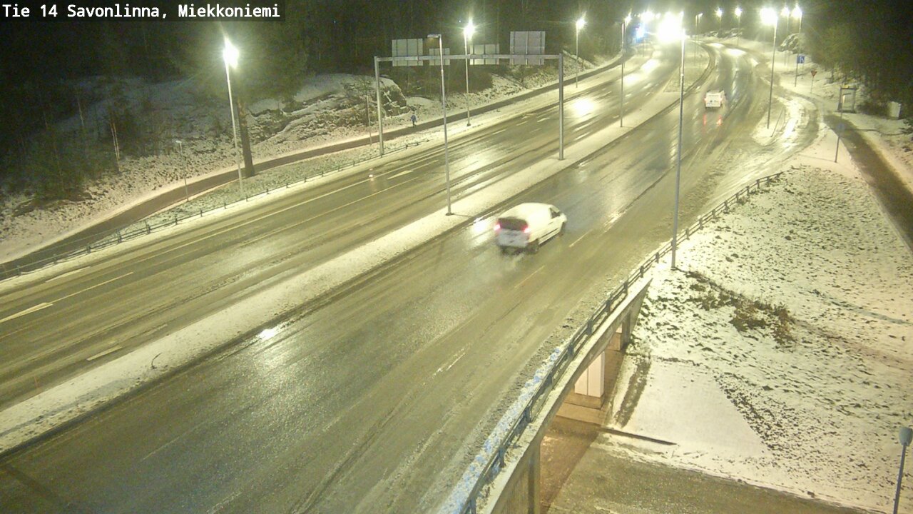 Weather Camera Image Väg 14 Nyslott, Miekkoniemi, Savonlinna, Etelä-Savo