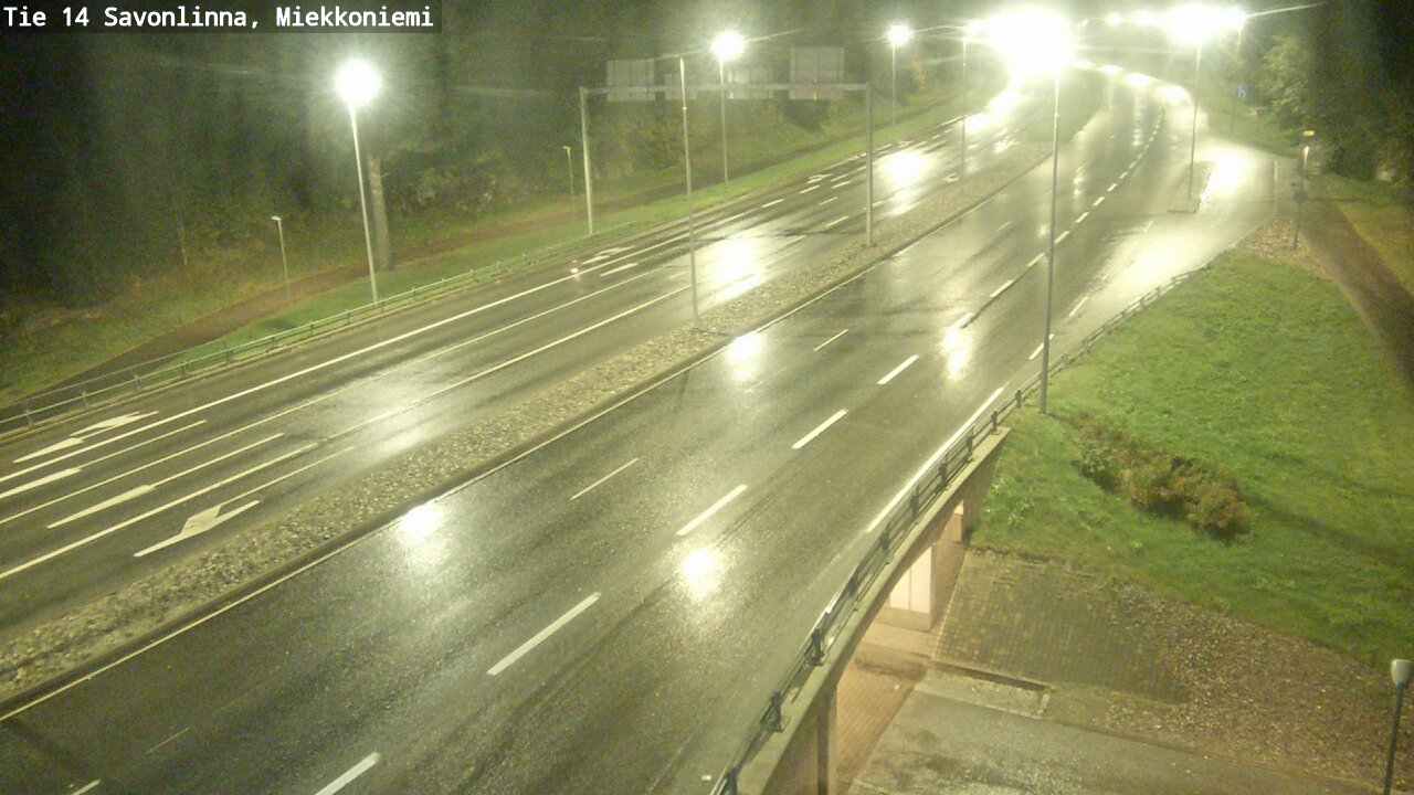 Weather Camera Image Road 14 Savonlinna, Miekkoniemi, Savonlinna, Etelä-Savo
