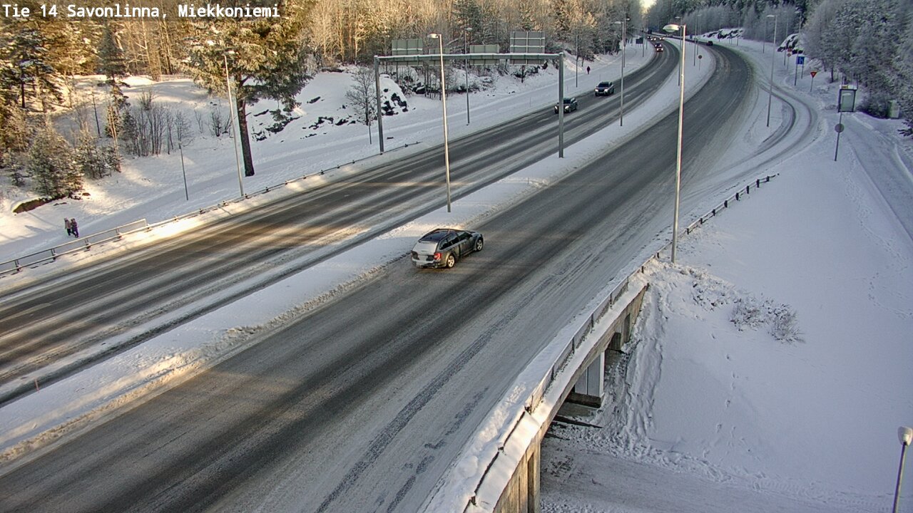Weather Camera Image Road 14 Savonlinna, Miekkoniemi, Savonlinna, Etelä-Savo