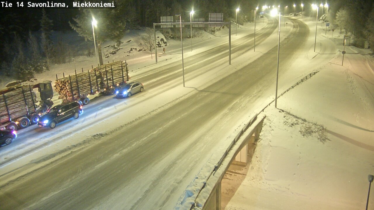 Weather Camera Image Road 14 Savonlinna, Miekkoniemi, Savonlinna, Etelä-Savo
