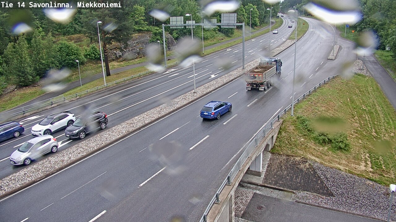Weather Camera Image Road 14 Savonlinna, Miekkoniemi, Savonlinna, Etelä-Savo