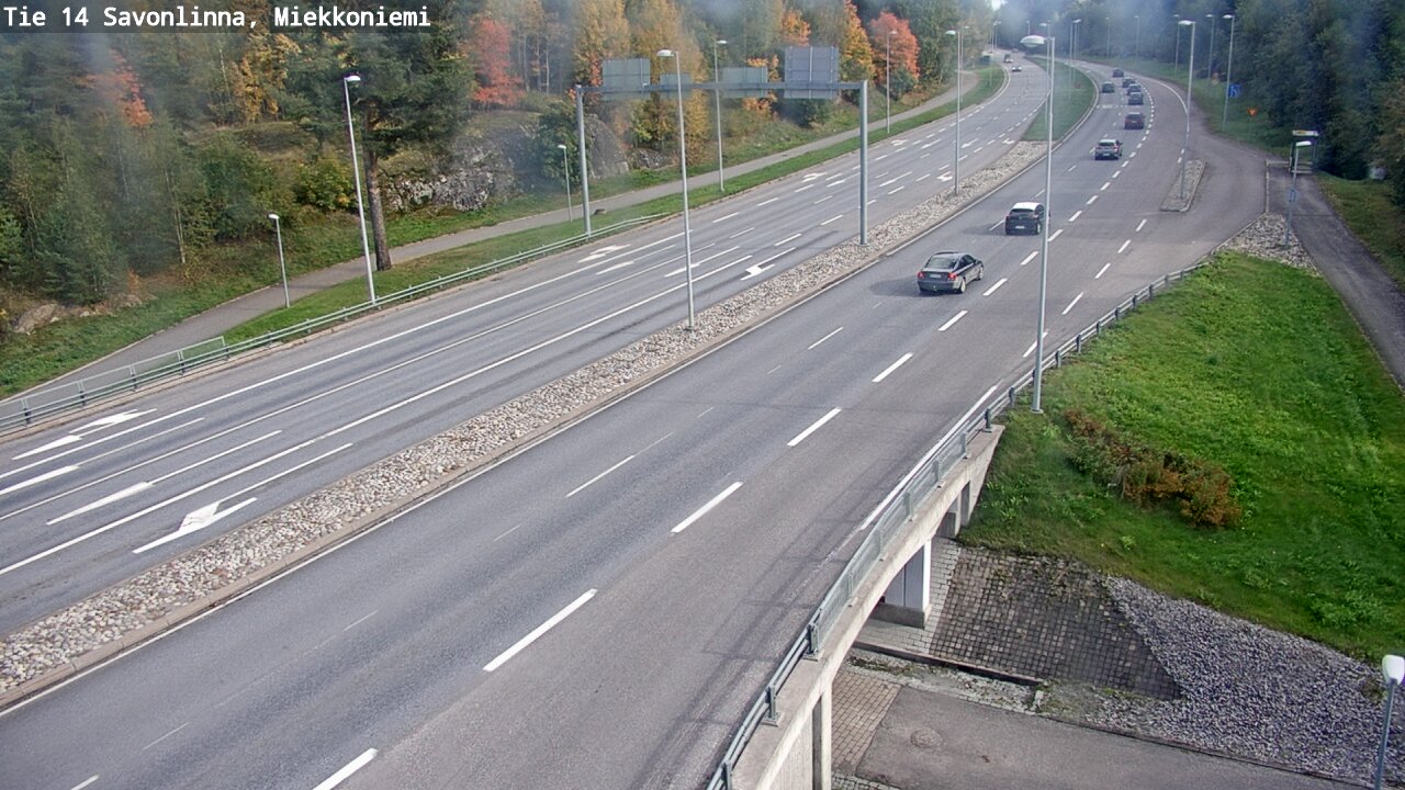 Weather Camera Image Road 14 Savonlinna, Miekkoniemi, Savonlinna, Etelä-Savo