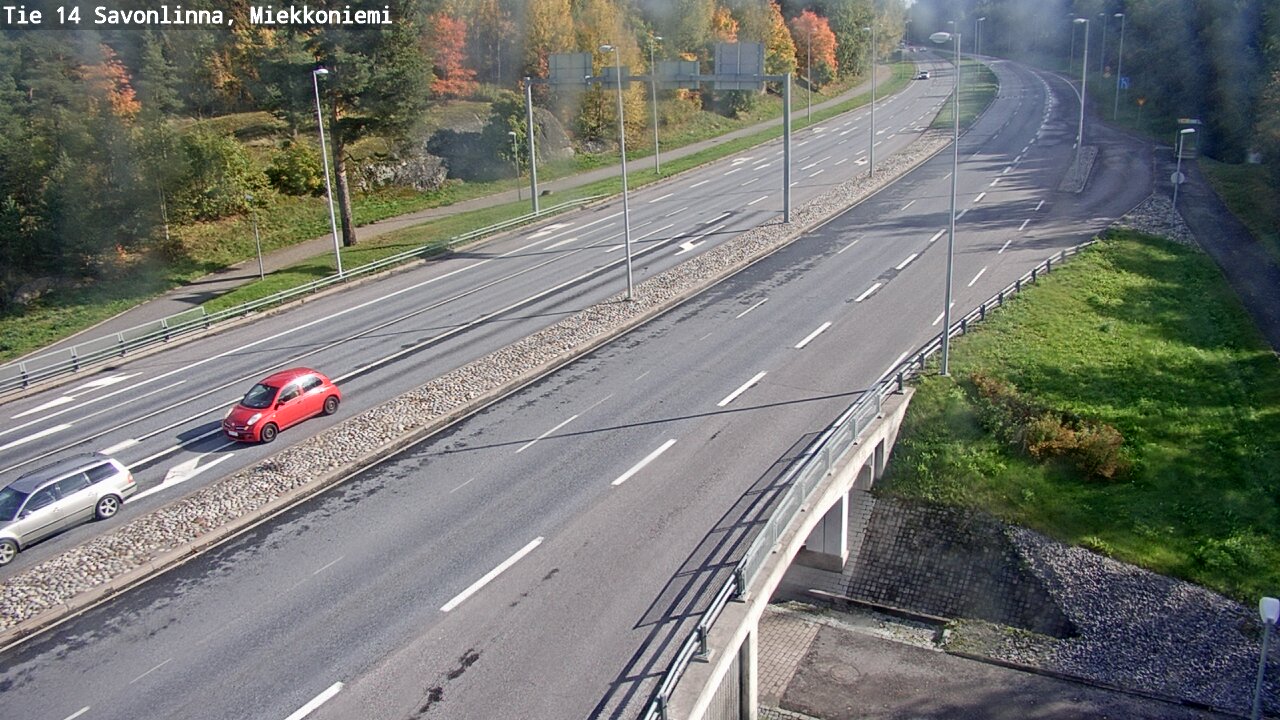 Weather Camera Image Road 14 Savonlinna, Miekkoniemi, Savonlinna, Etelä-Savo