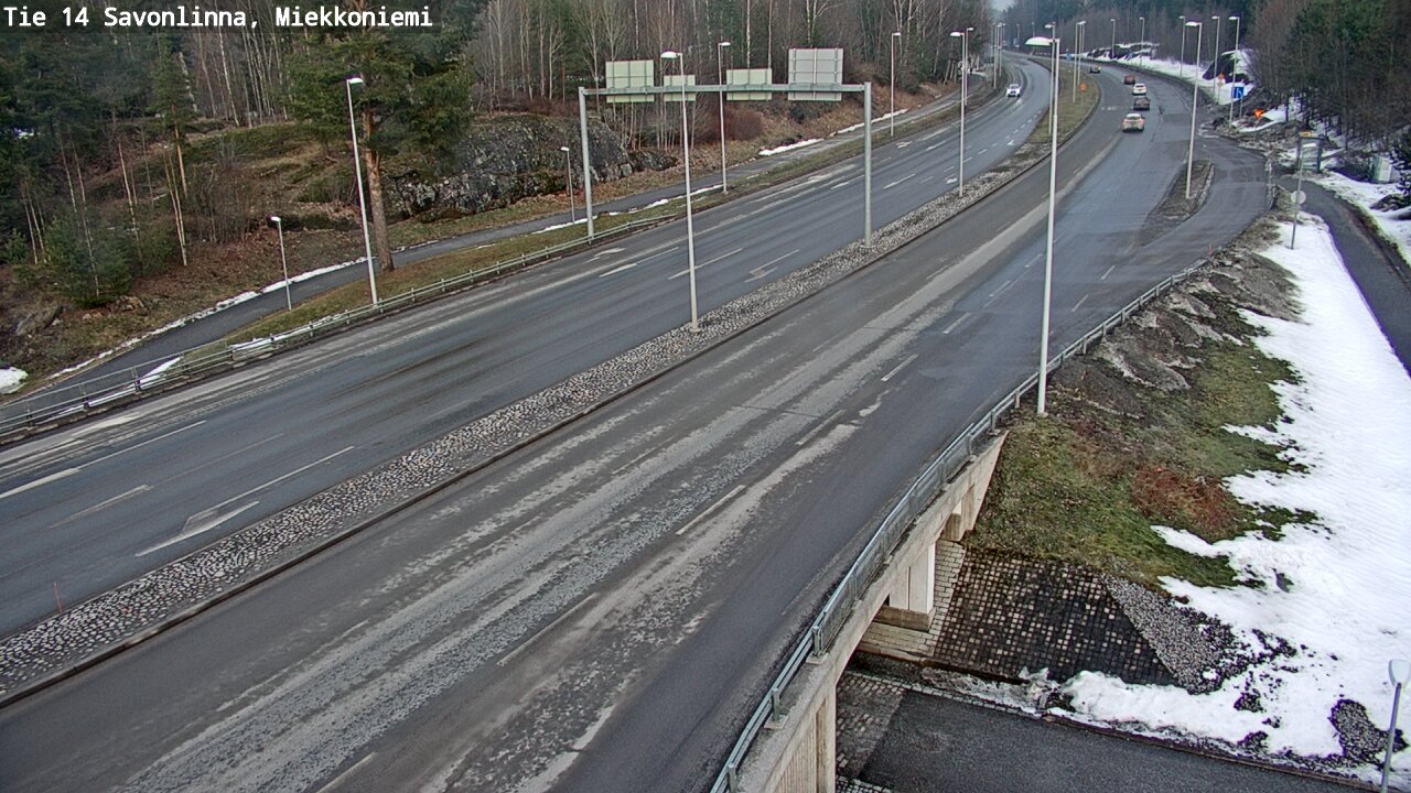 Weather Camera Image Road 14 Savonlinna, Miekkoniemi, Savonlinna, Etelä-Savo